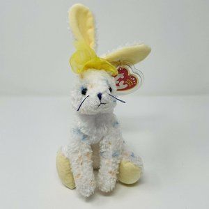 TY Beanie Babies Carrots Rabbit 9” White Plush